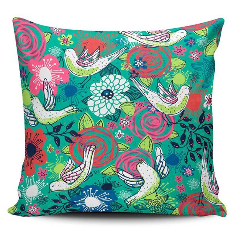 TAYRONA STORE - Funda Cojin Sin Relleno Pájaro 14
