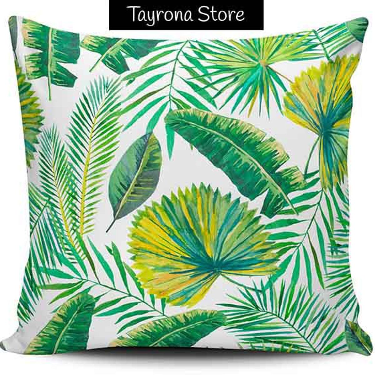 TAYRONA STORE - Funda Cojin Sin Relleno Palmas Tropicales 03