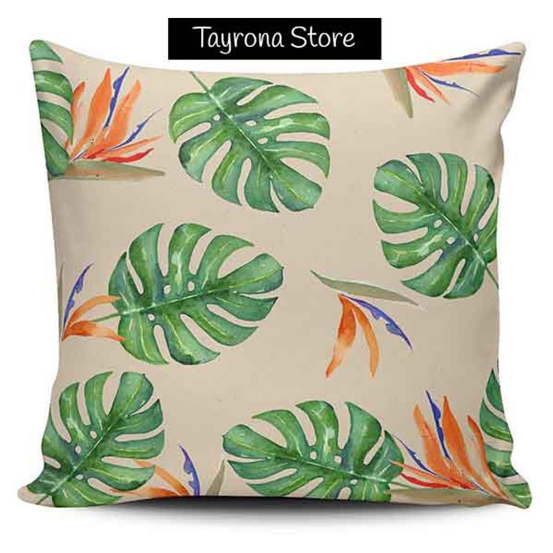 TAYRONA STORE - Funda Cojin Sin Relleno Palmas Tropicales 05