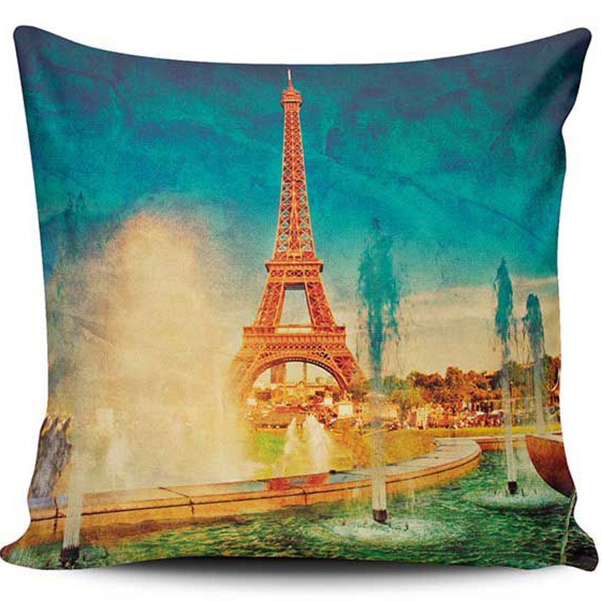 TAYRONA STORE - Funda Cojin Sin Relleno Paris 22 Vintage