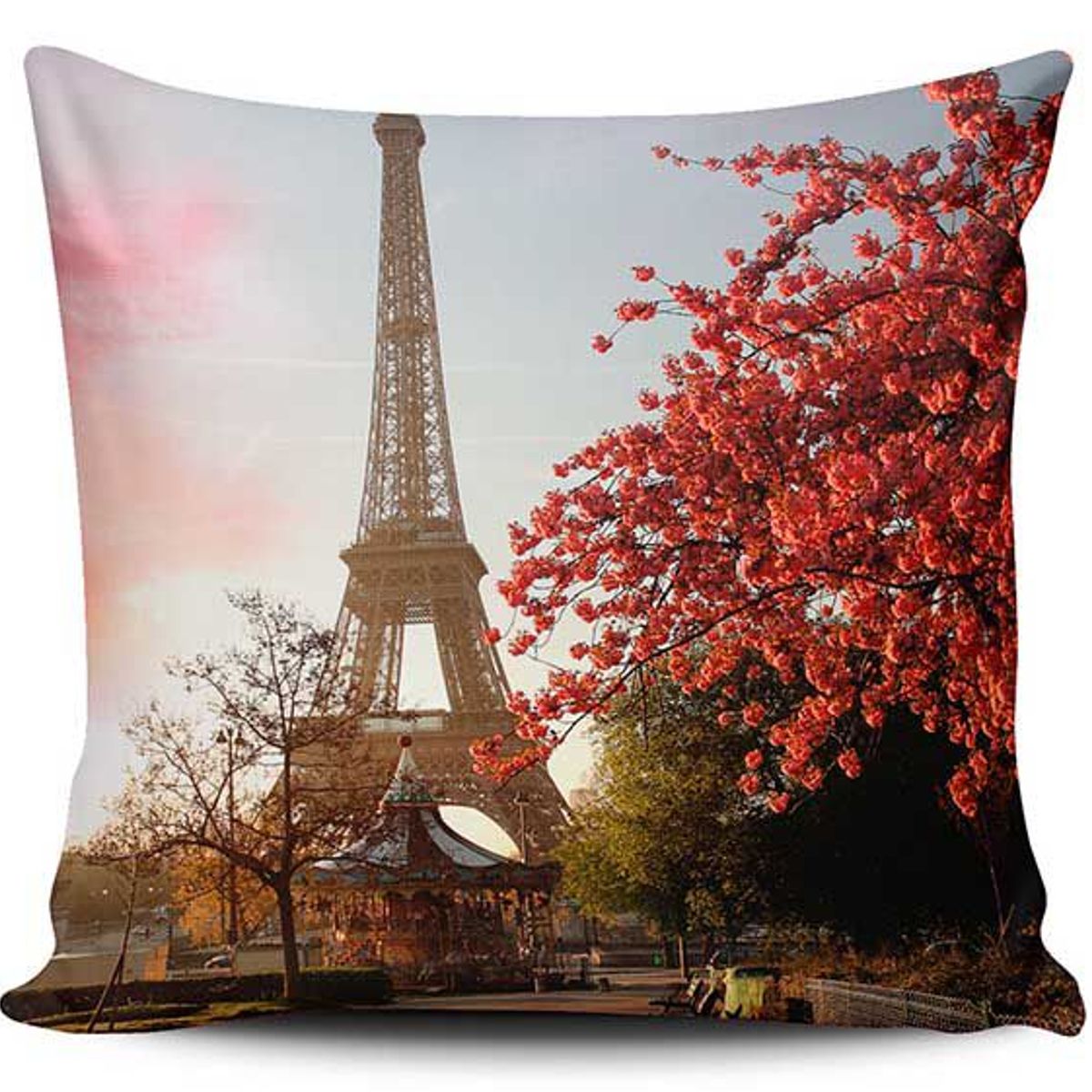 TAYRONA STORE - Funda Cojin Sin Relleno Paris Torre Eiffel 13