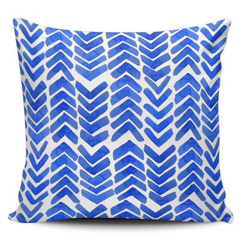TAYRONA STORE - Funda Cojin Sin Relleno Patrón Azul 11