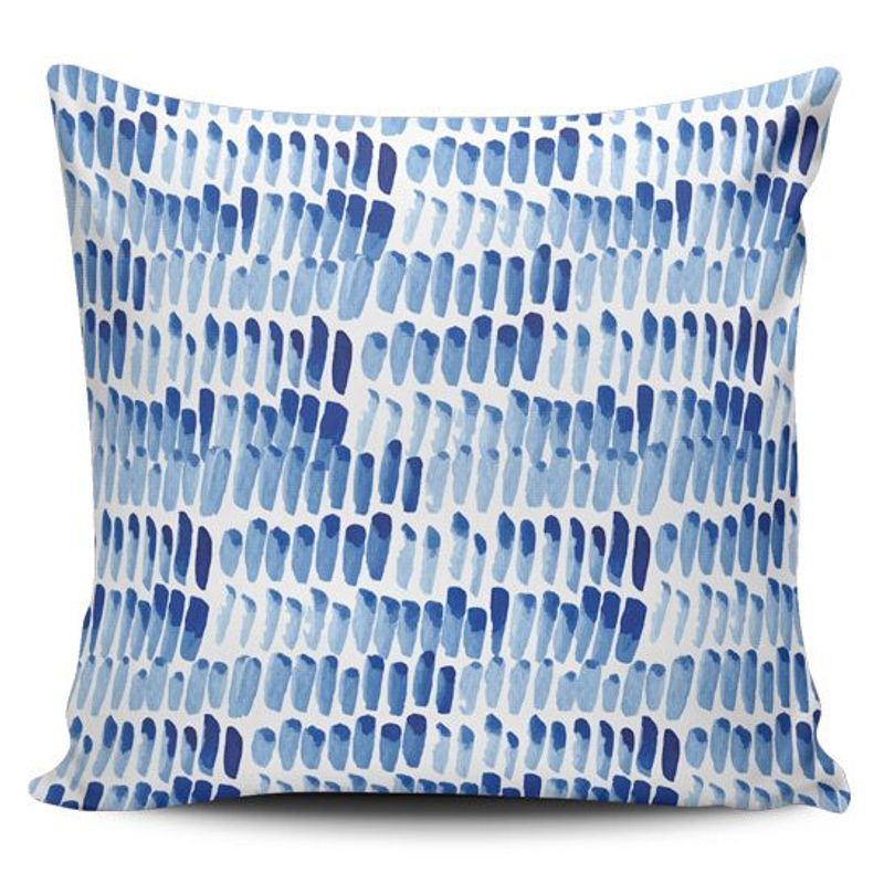 TAYRONA STORE - Funda Cojin Sin Relleno Patrón Azul 02
