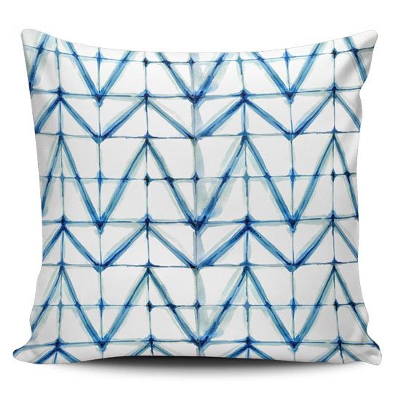 TAYRONA STORE - Funda Cojin Sin Relleno Patrón Azul 17