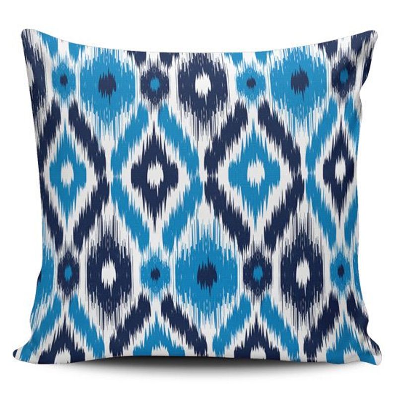 TAYRONA STORE - Funda Cojin Sin Relleno Patrón Azul 04