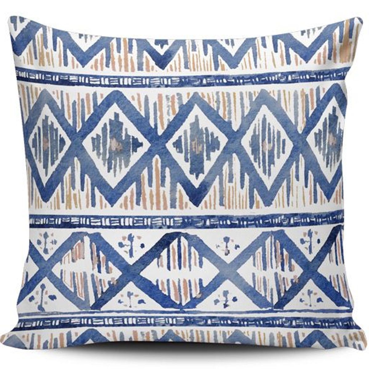 TAYRONA STORE - Funda Cojin Sin Relleno Patrón Azul 22