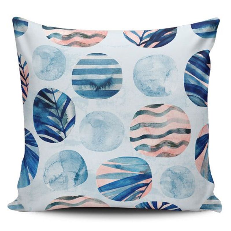 TAYRONA STORE - Funda Cojin Sin Relleno Patrón Azul 29
