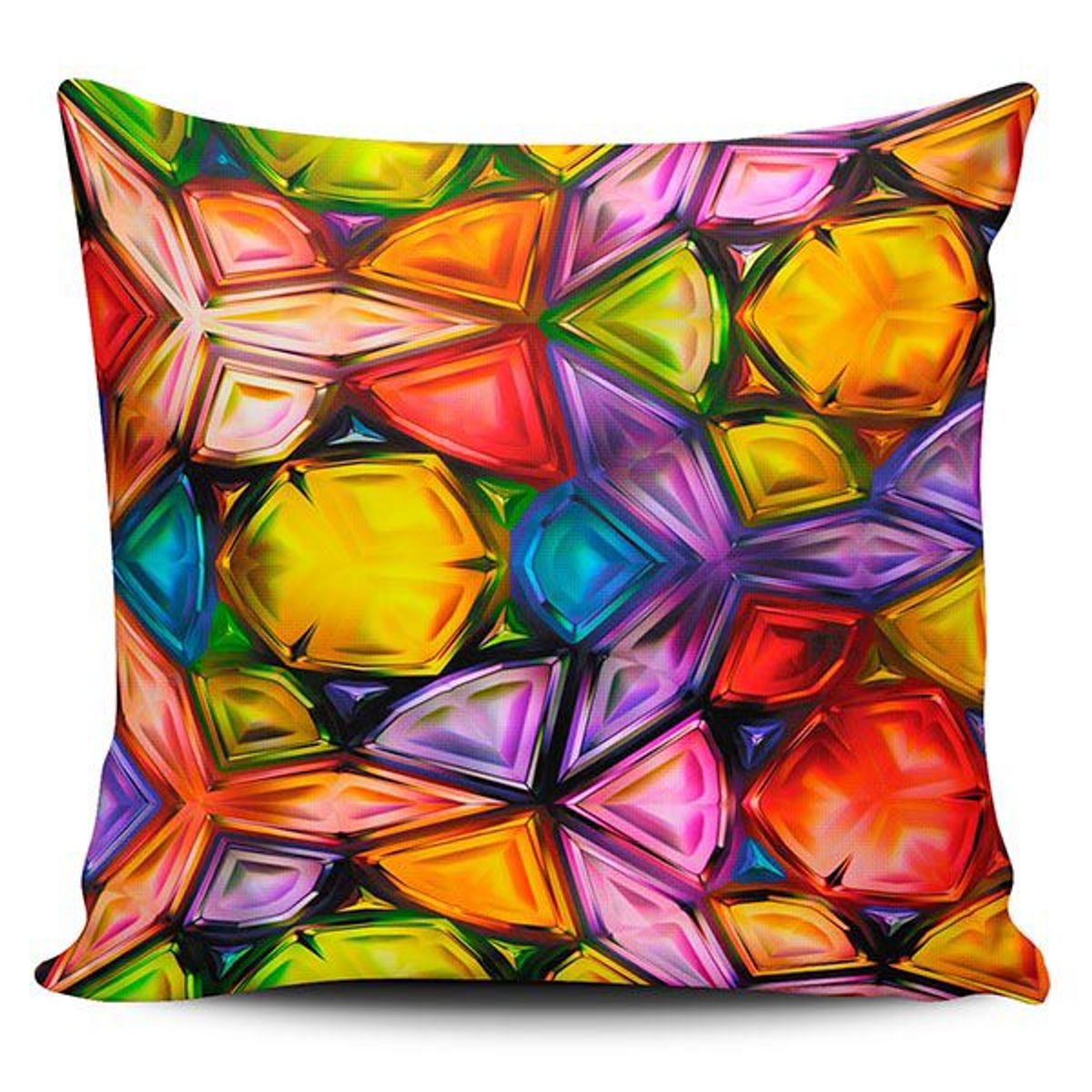 TAYRONA STORE - Funda Cojin Sin Relleno Piedras Colores 01