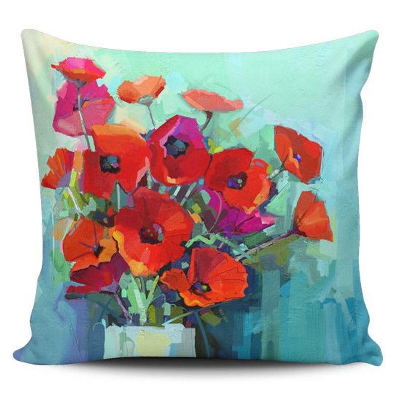 TAYRONA STORE - Funda Cojin Sin Relleno Pintura Flores 65