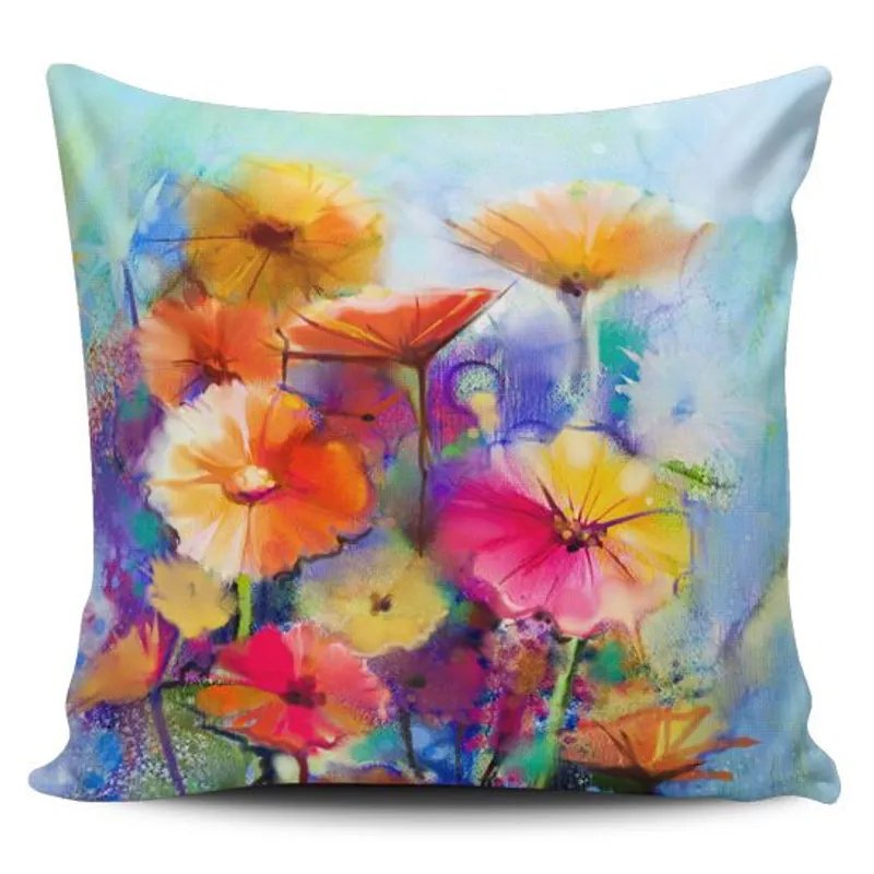 TAYRONA STORE - Funda Cojin Sin Relleno Pintura Flores 70