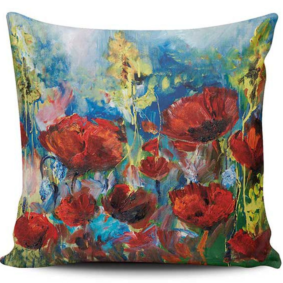 TAYRONA STORE - Funda Cojin Sin Relleno Pinturas Flores Vintage 02