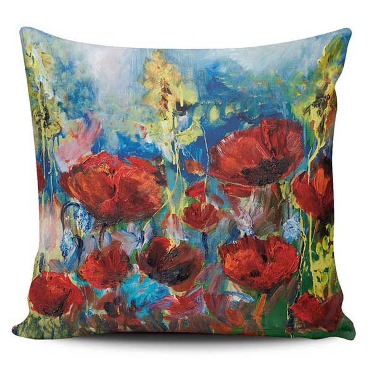 TAYRONA STORE - Funda Cojin Sin Relleno Pinturas Flores Vintage 02