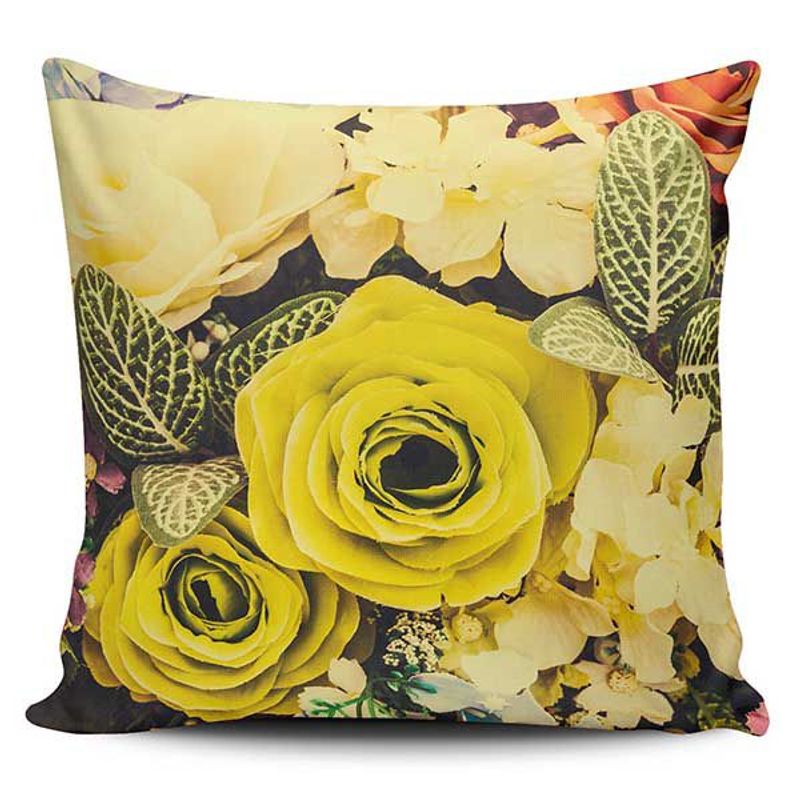 TAYRONA STORE - Funda Cojin Sin Relleno Pinturas Flores Vintage 10