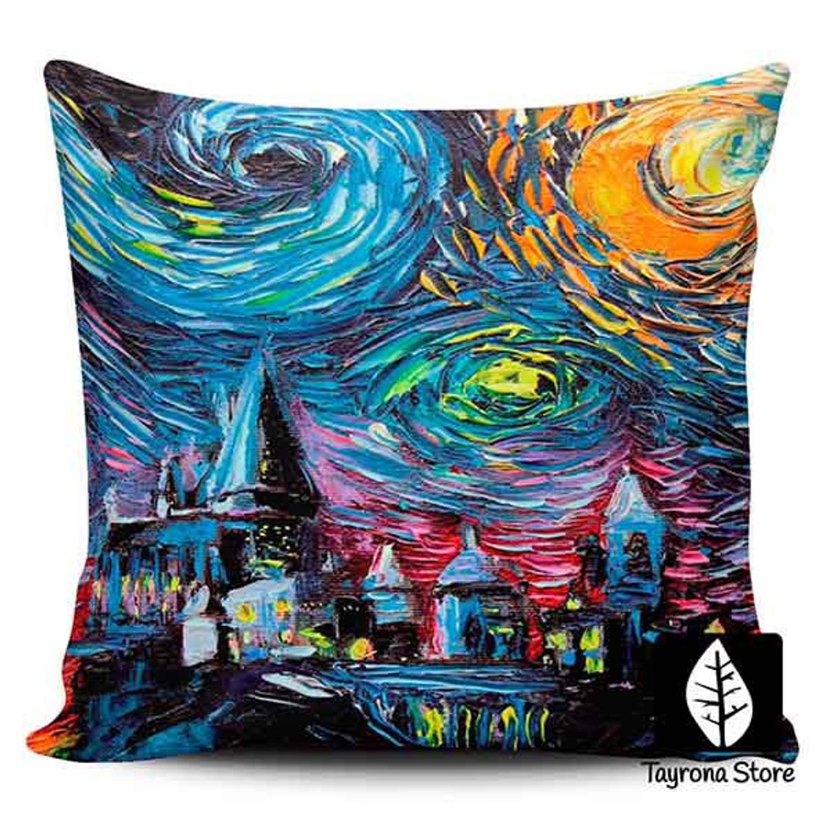 TAYRONA STORE - Funda Cojin Sin Relleno Sagittarius Castillo 01