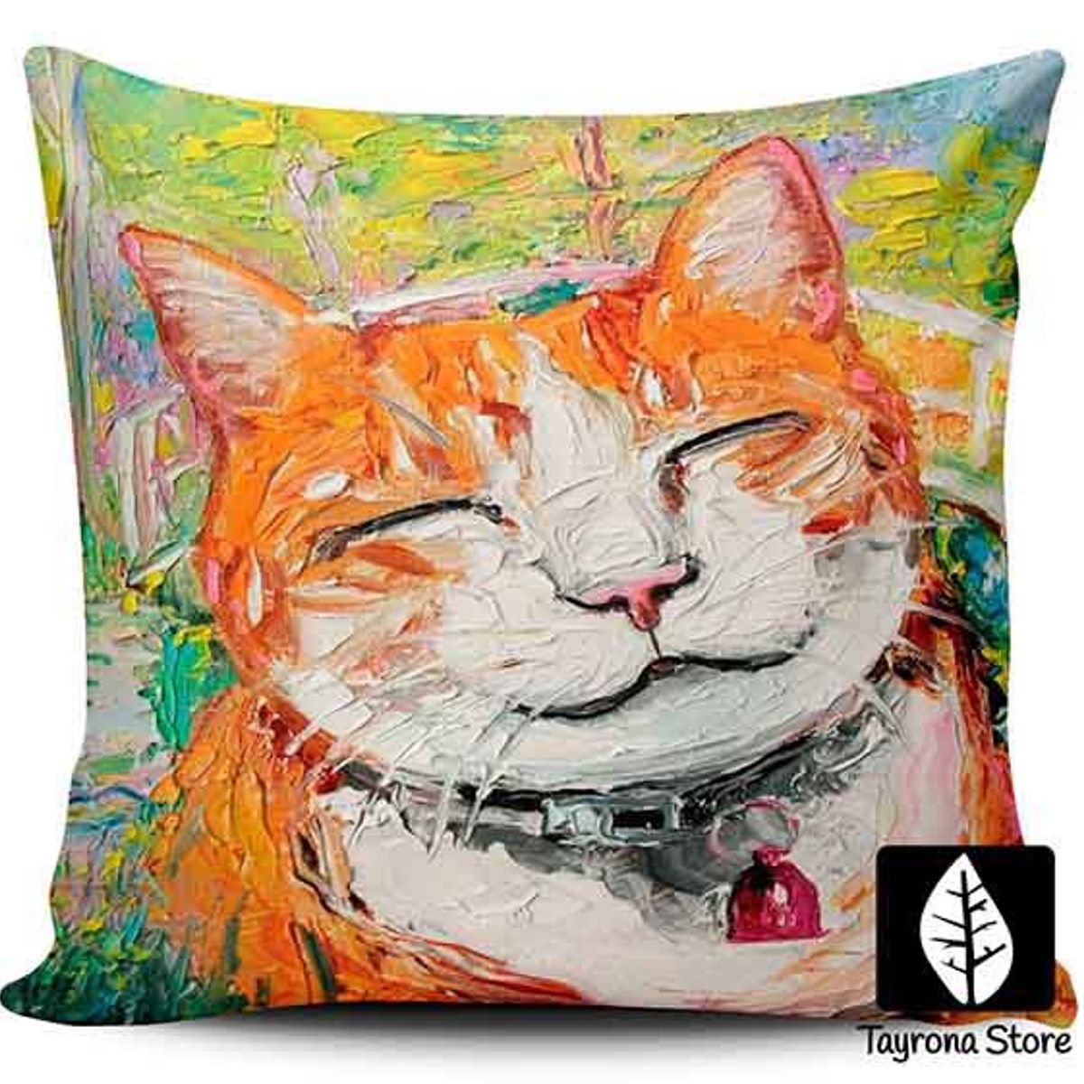 TAYRONA STORE - Funda Cojin Sin Relleno Sagittarius Gato 26