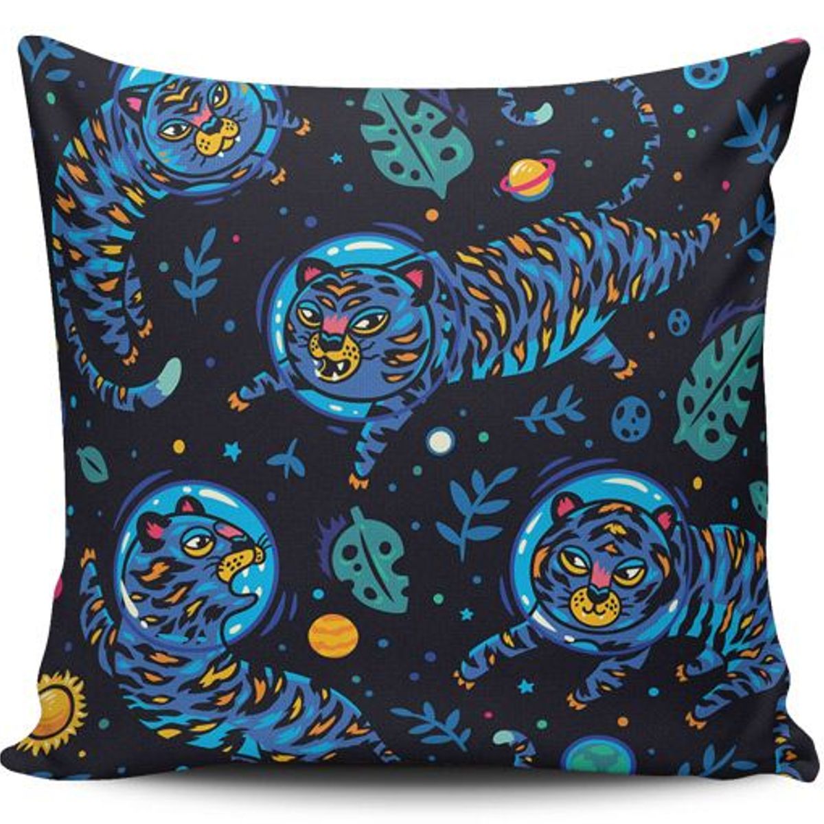 TAYRONA STORE - Funda Cojin Sin Relleno Tigre Azul