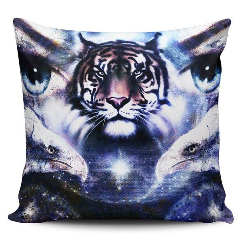 TAYRONA STORE - Funda Cojin Sin Relleno Tigre Colores 08