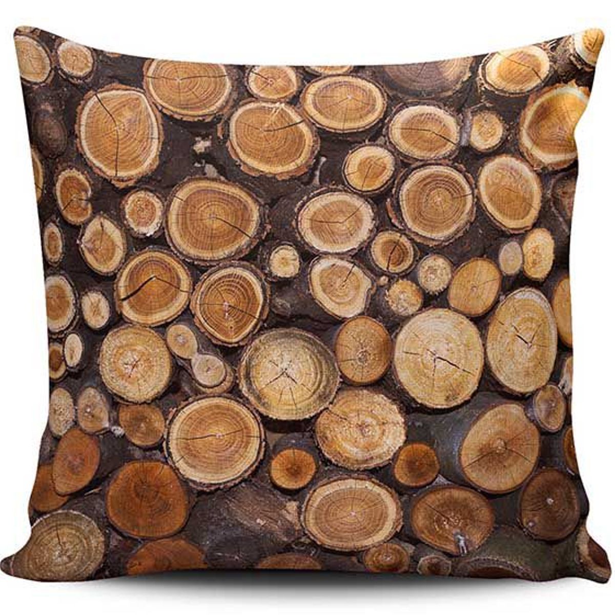 TAYRONA STORE - Funda Cojin Sin Relleno Troncos De Madera