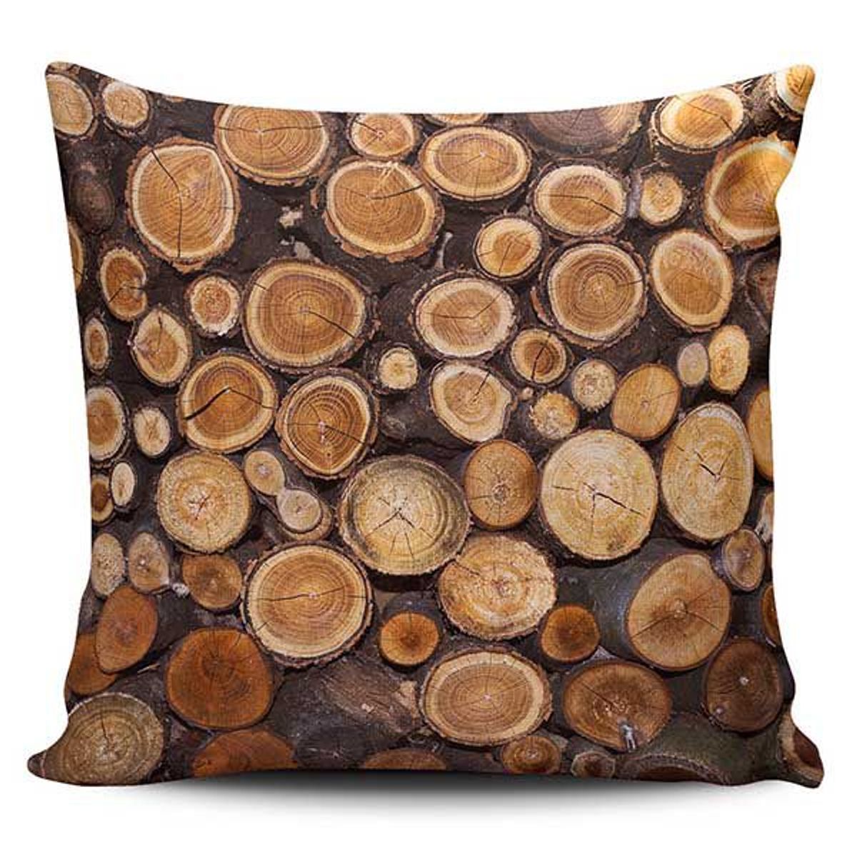 TAYRONA STORE - Funda Cojin Sin Relleno Troncos De Madera
