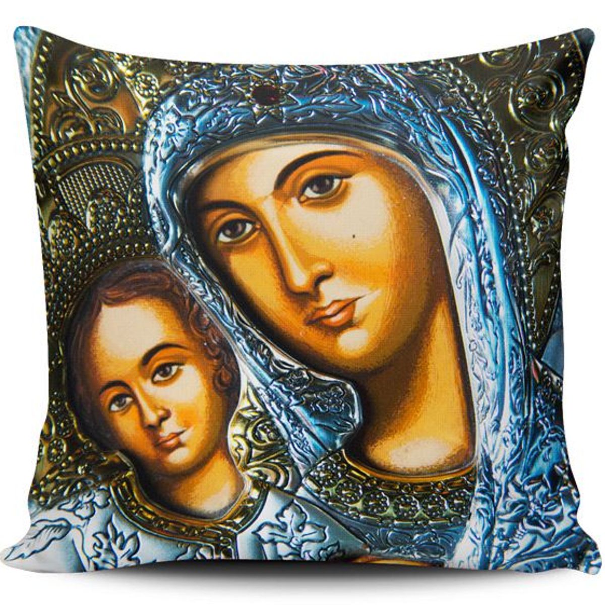 TAYRONA STORE - Funda Cojin Sin Relleno Virgen Maria 02