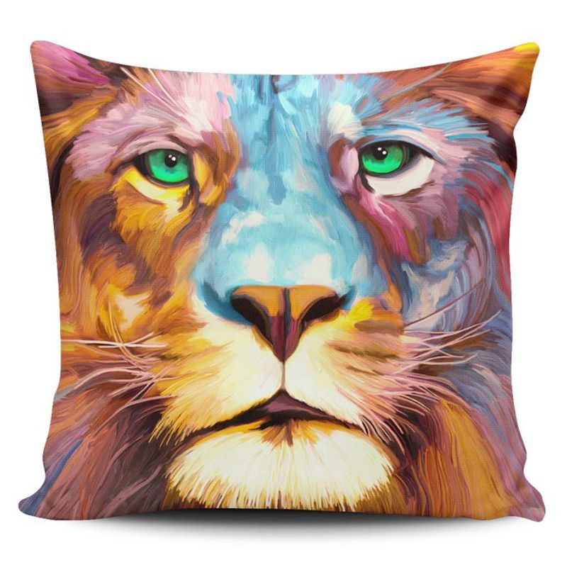 TAYRONA STORE - Funda Cojin Sin Relleno Leon Colores 03