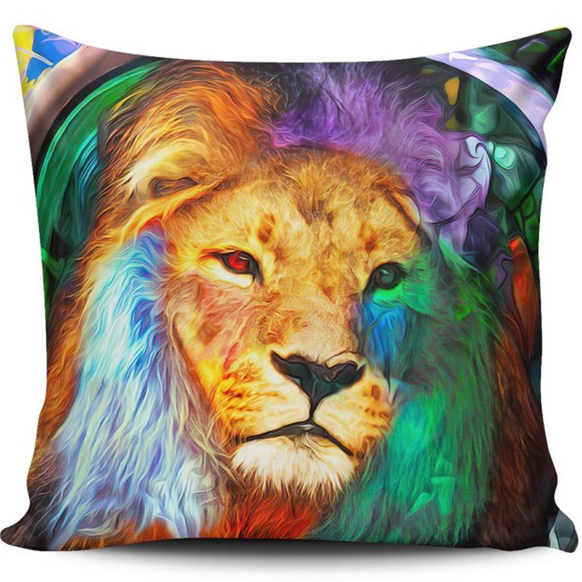 TAYRONA STORE - Funda Cojin Sin Relleno Leon Colores 05.