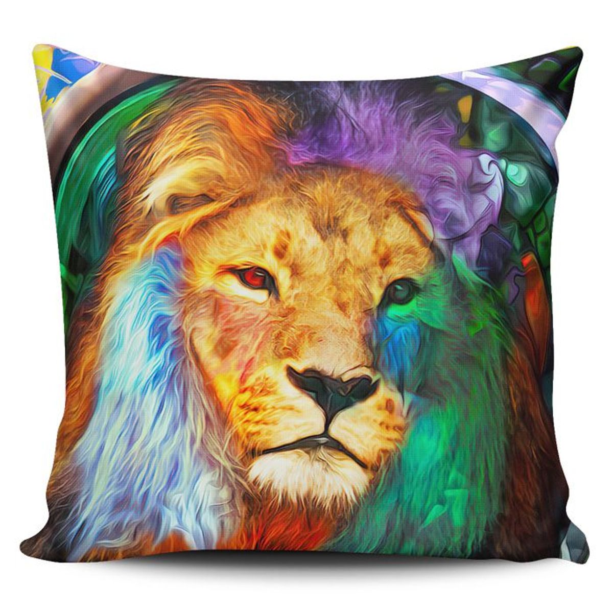TAYRONA STORE - Funda Cojin Sin Relleno Leon Colores 05.