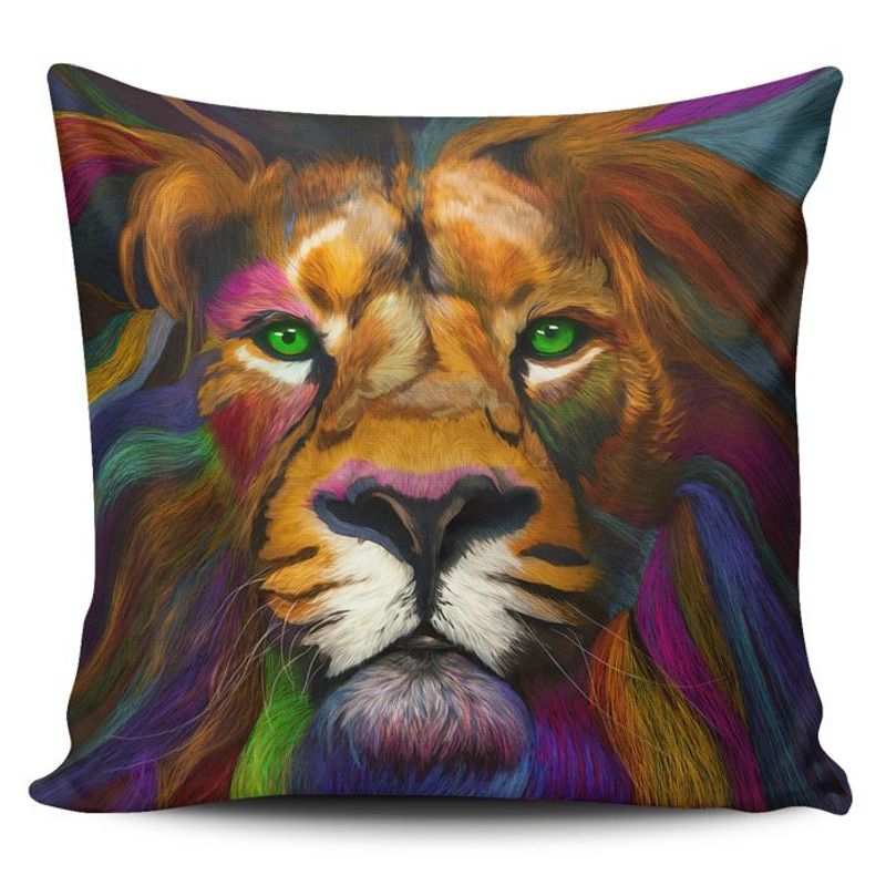 TAYRONA STORE - Funda Cojin Sin Relleno Leon Colores 06