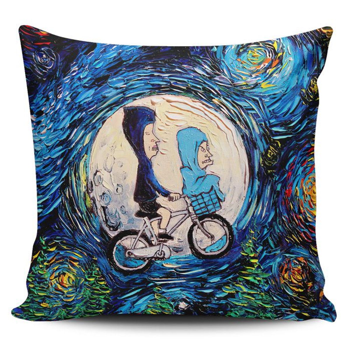 TAYRONA STORE - Funda Cojin Sin Relleno Noche Estrellada Beavis And Butthead