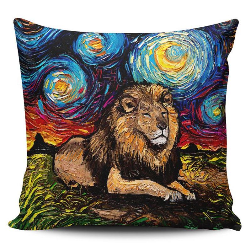 TAYRONA STORE - Funda Cojin Sin Relleno Noche Estrellada Leon