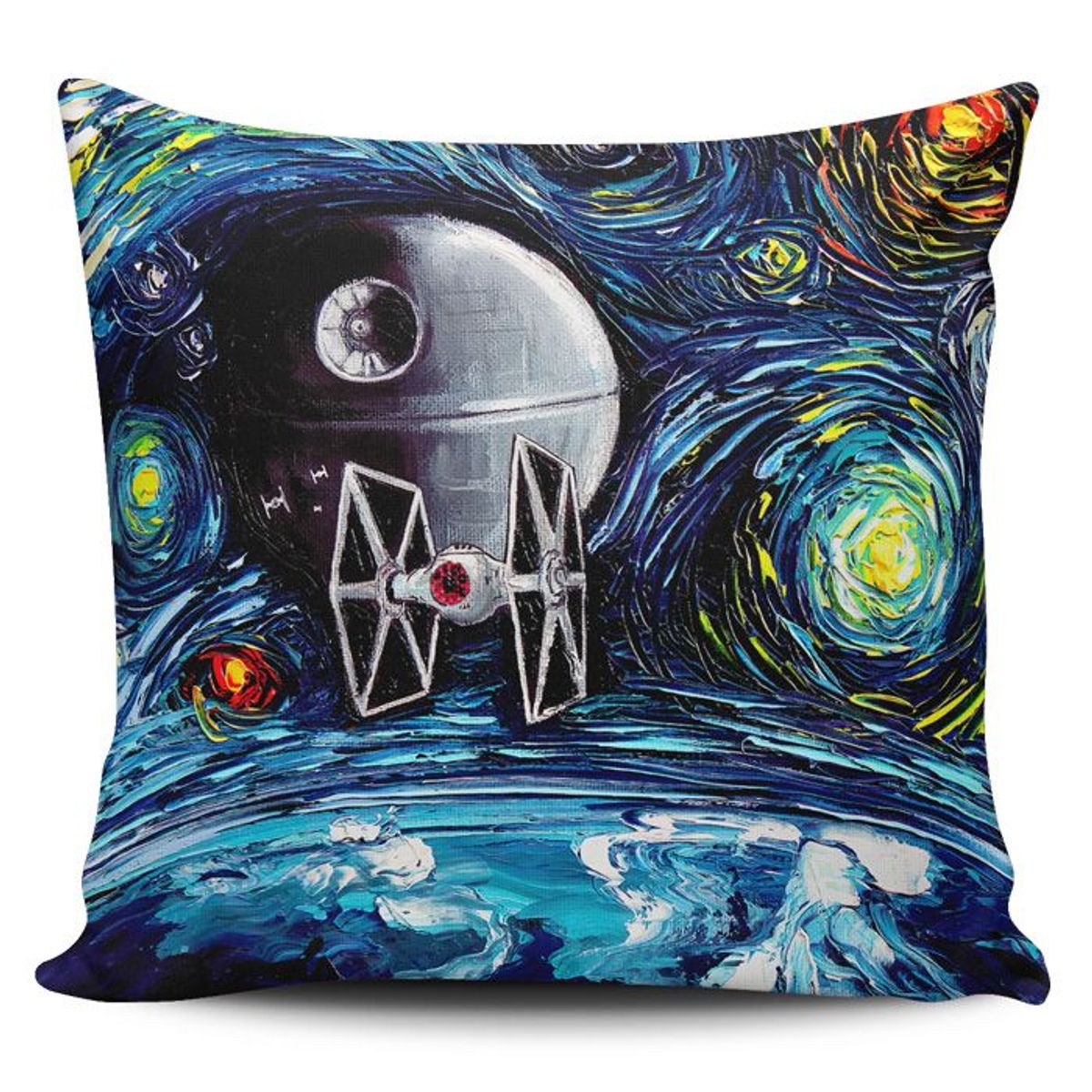 TAYRONA STORE - Funda Cojin Sin Relleno Noche Estrellada Star Wars