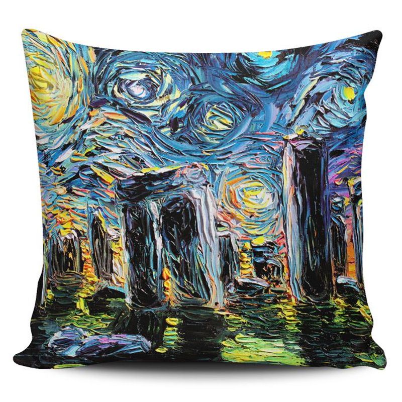 TAYRONA STORE - Funda Cojin Sin Relleno Noche Estrellada Stonehenge