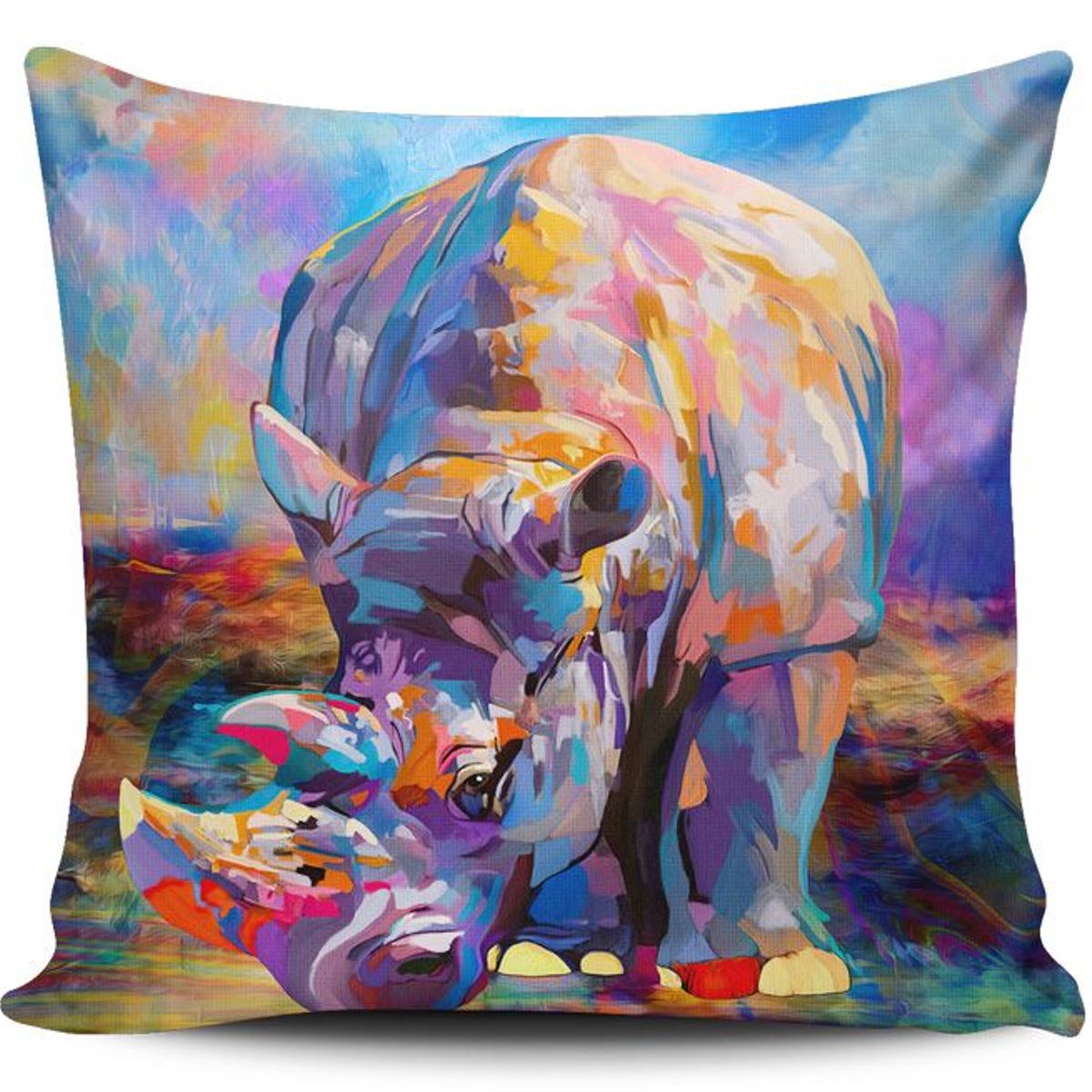 TAYRONA STORE - Funda Cojin Sin Relleno Rinoceronte 014