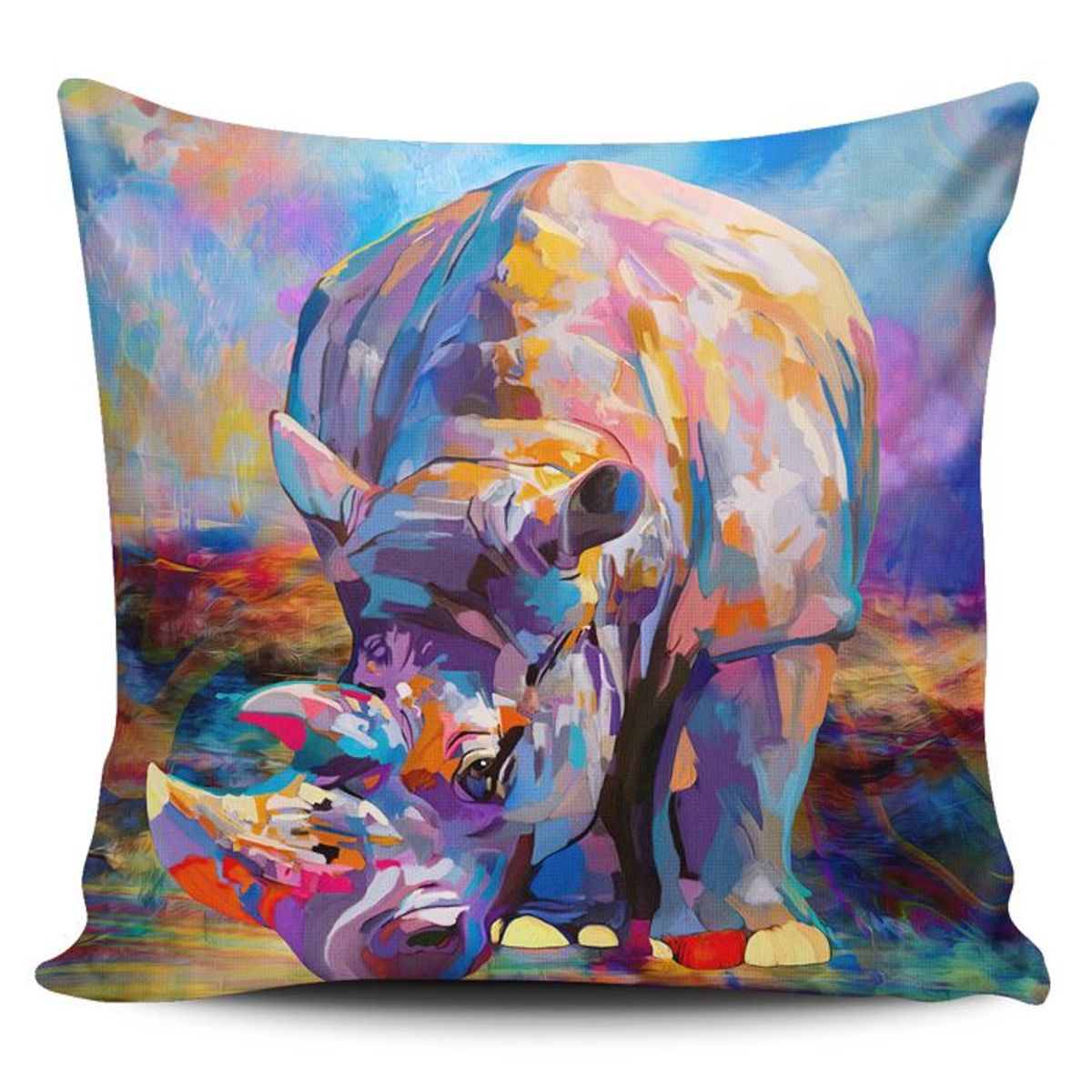 TAYRONA STORE - Funda Cojin Sin Relleno Rinoceronte 014