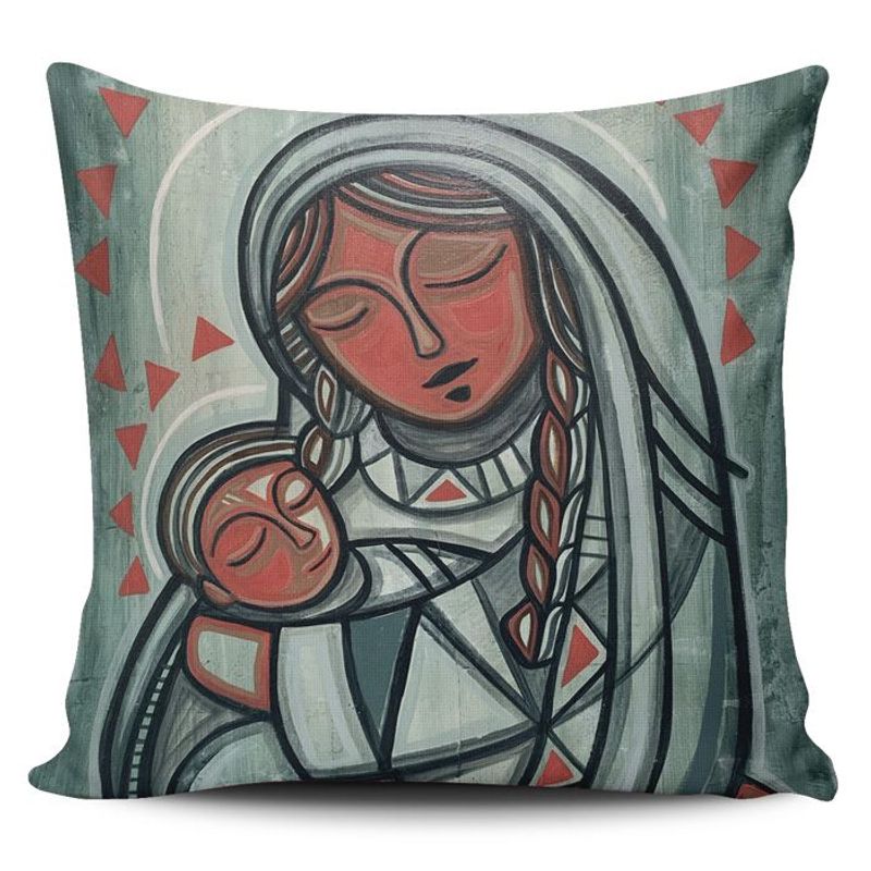 TAYRONA STORE - Funda Cojin Sin Relleno Virgen Maria 025