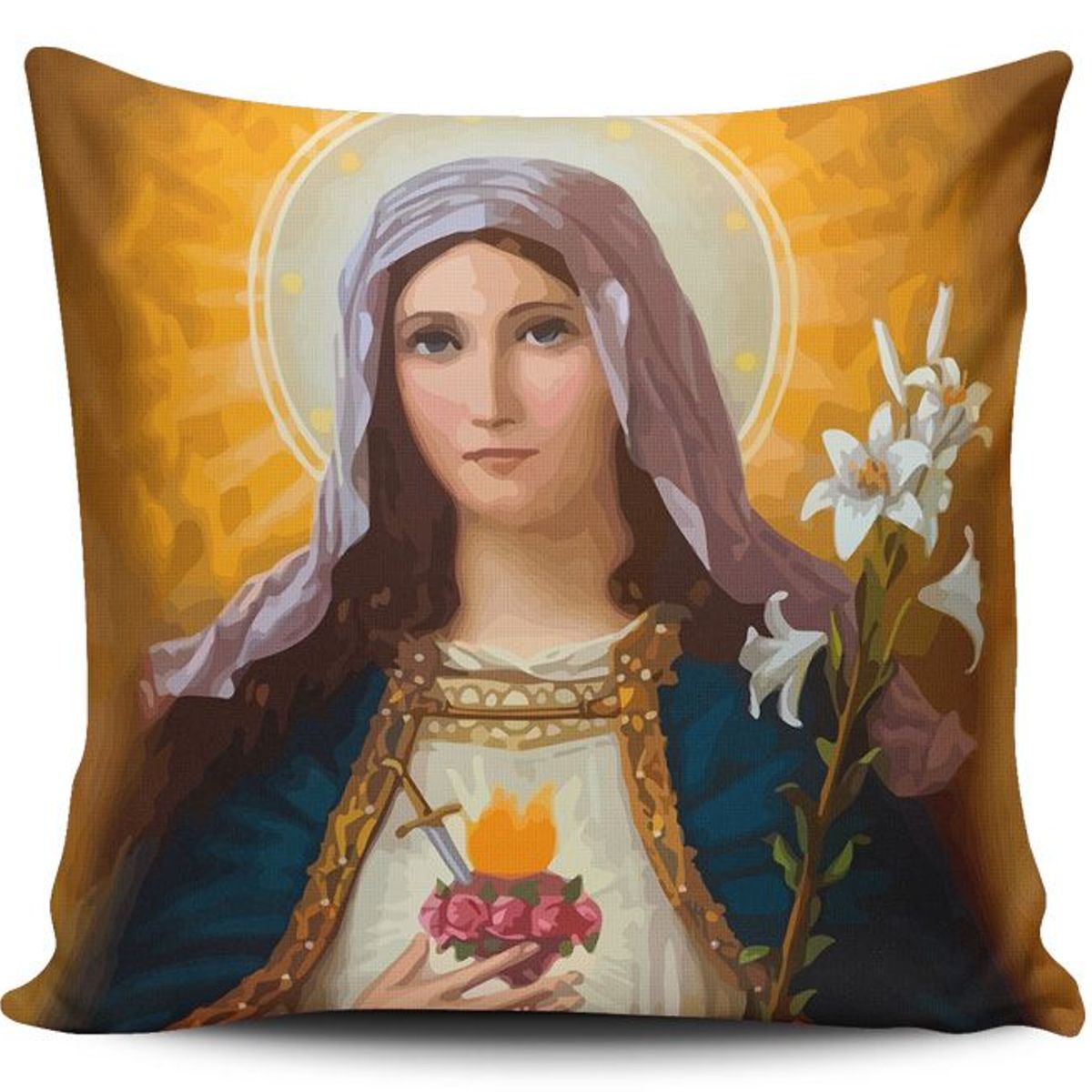 TAYRONA STORE - Funda Cojin Sin Relleno Virgen Maria 035