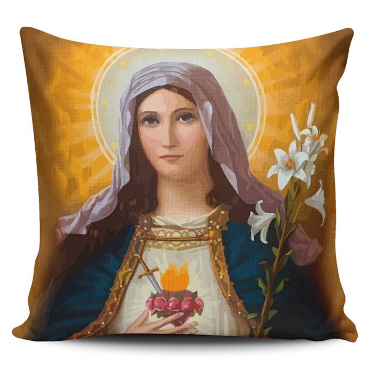 TAYRONA STORE - Funda Cojin Sin Relleno Virgen Maria 035