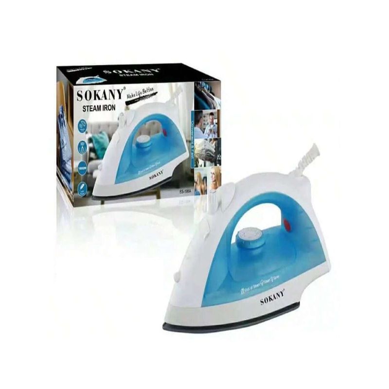 GENERICO - Plancha Para Ropa a Vapor 1200W