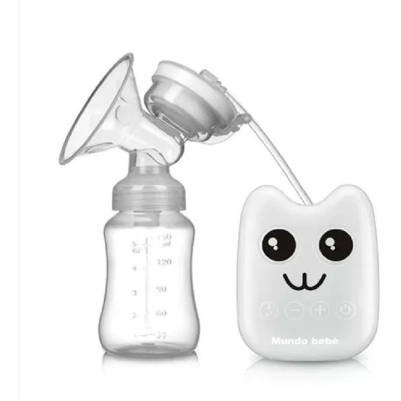 MUNDO BEBE - Extractor De Leche Materna Eléctrico Tetero Blanco