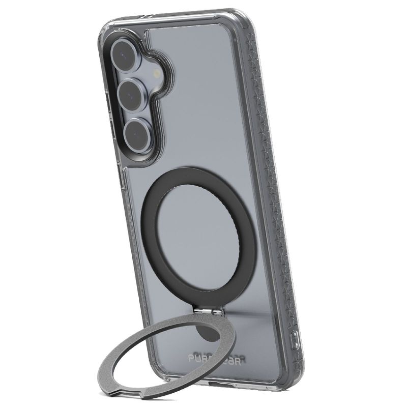 PURE GEAR - Estuche Compatible con Galaxy S24 Plus Slim Shell Kik Clear - Negro