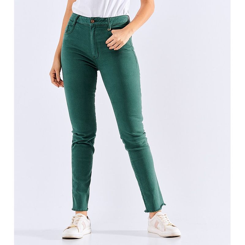 DEREK - Jean Para Mujer Confort Unicolor Derek