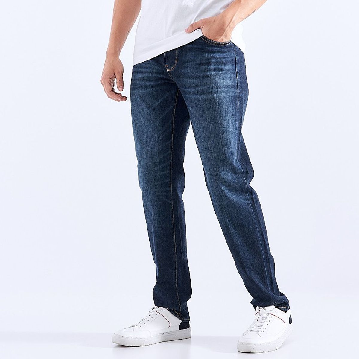 UNSER - Jean Para Hombre Bota Recta Unser