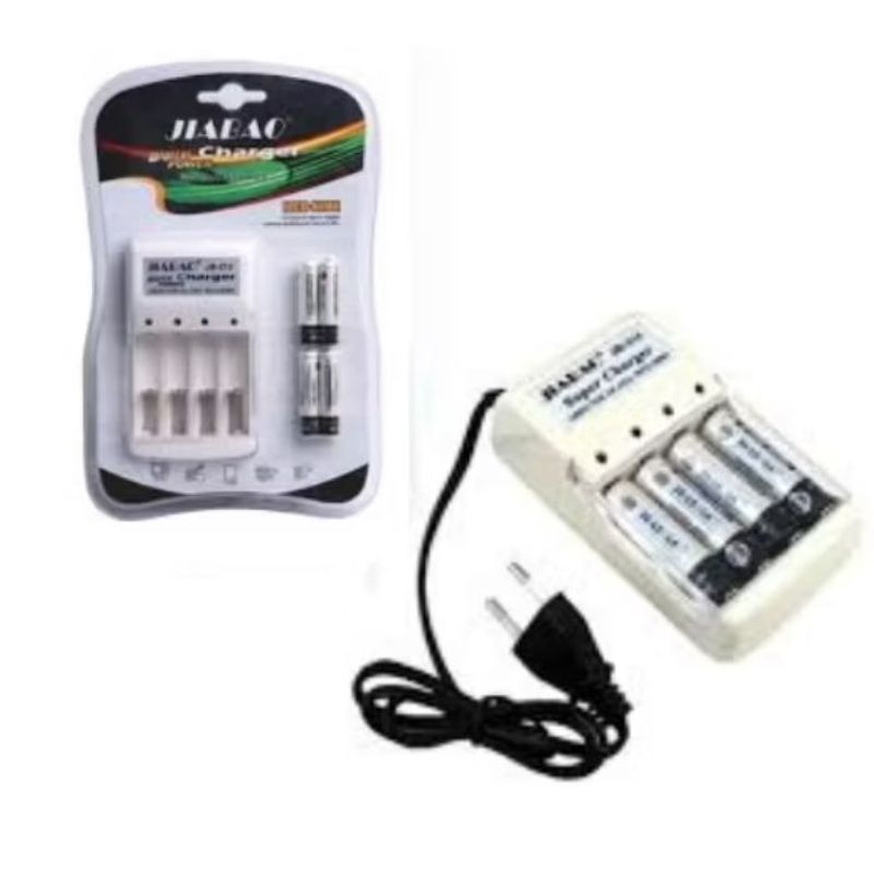 GENERICO - Cargador con pilas aa recargable dr-020