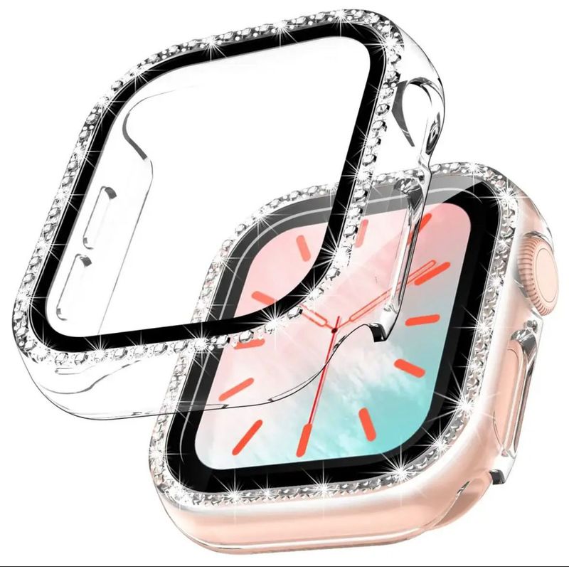 GENERICO - Case Protector Brillantes Para AppIe Watch Series 41mm - Transparente