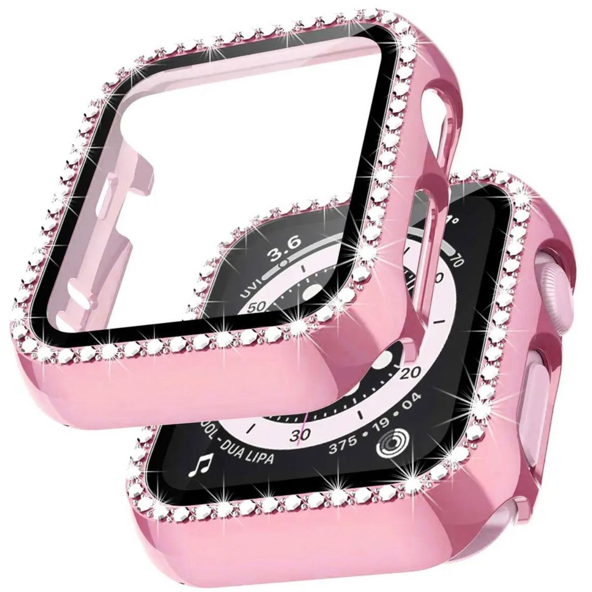 GENERICO - Case Protector Brillantes Para AppIe Watch Series 41mm - Rosa