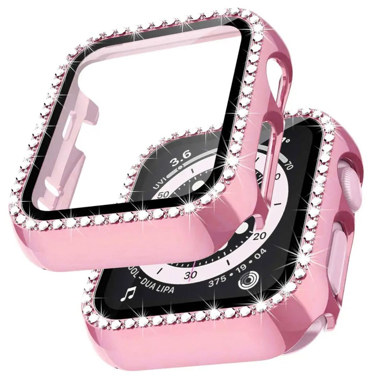 GENERICO - Case Protector Brillantes Para AppIe Watch Series 41mm - Rosa