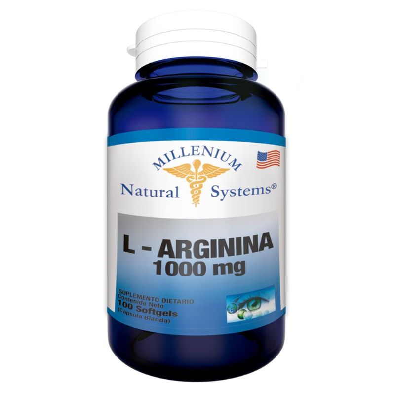 MILLENIUM NATURAL SYSTEM - L-Arginina 1.000 mg x100 capsulas