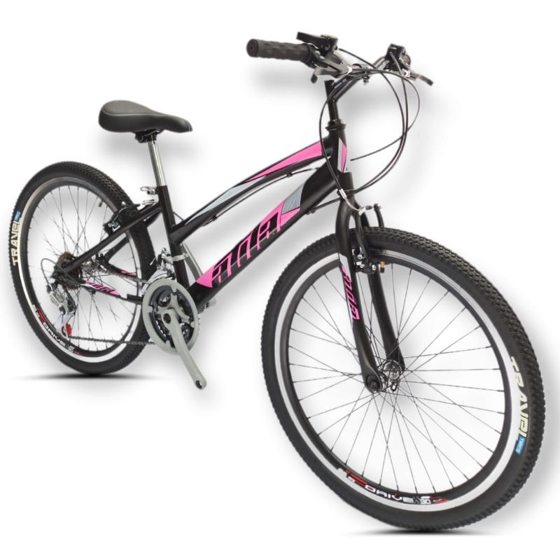 ATILA - Bicicleta Todo Terreno Niña 24 Rines en Aluminio 18 cambios