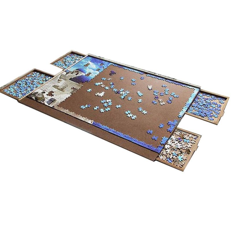 GENERICO - Mesa De Armado Rompecabezas En Mdf Puzzle Table 1000 Pieces