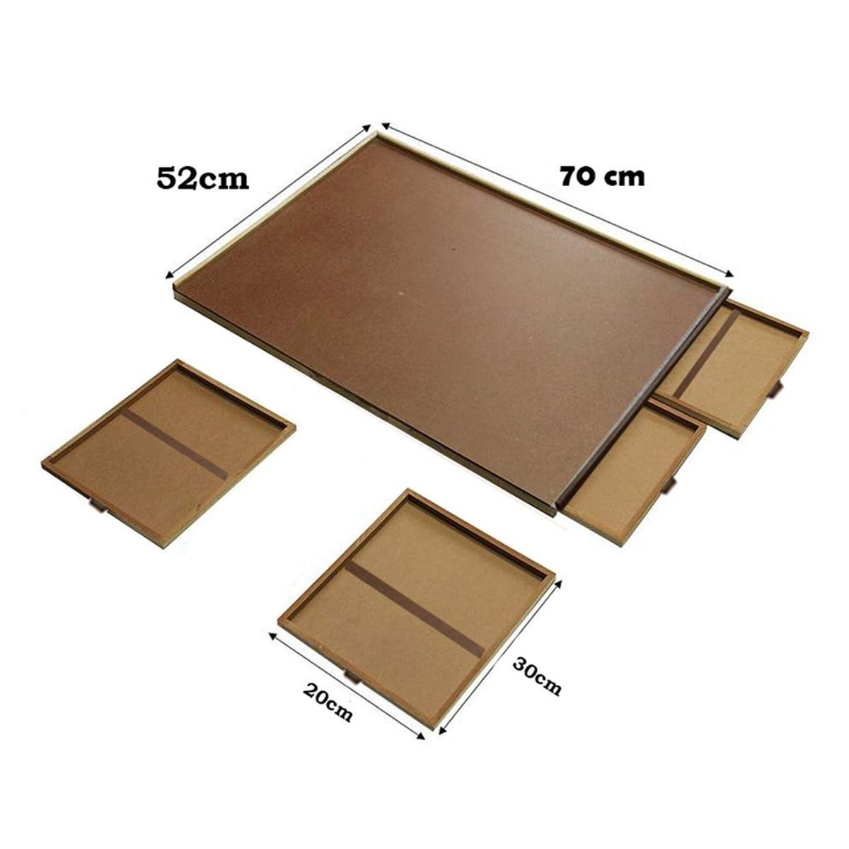 GENERICO - Mesa De Armado Rompecabezas En Mdf Puzzle Table 1000 Pieces
